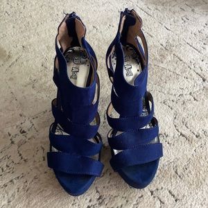 Electric Royal Blue Heels